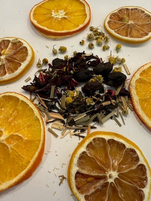 Luumoi “Citrus Dream Calm” Organic Tea. Get 2 extra tea bags for free .